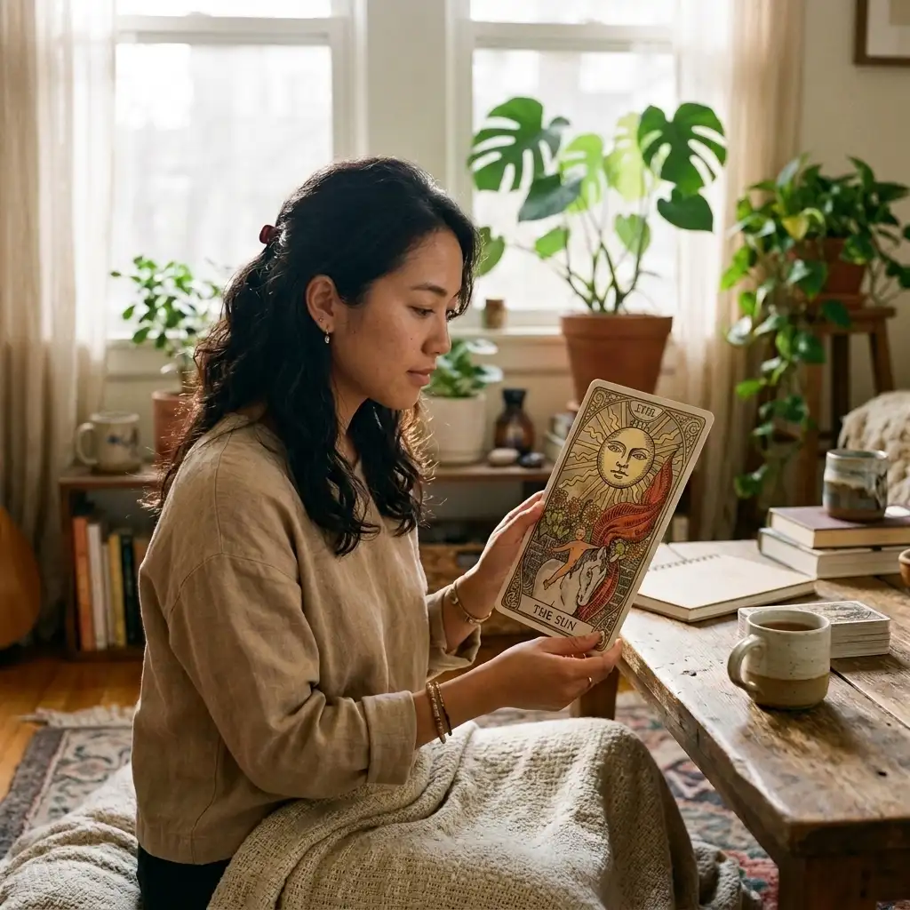 Minh họa Tarot như một tấm gương phản chiếu tâm lý và nội tâm
